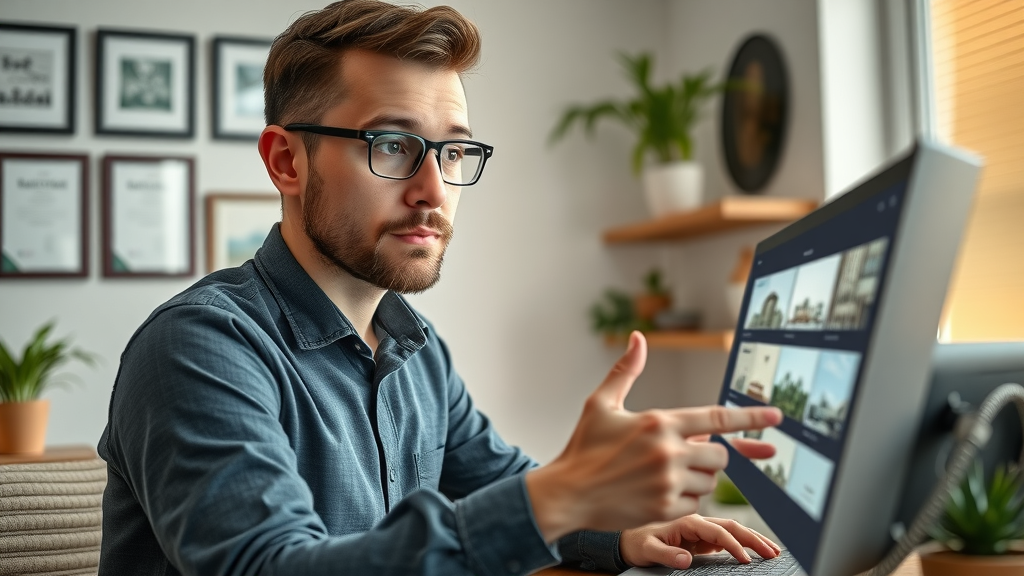 ambitious future business owner scrolling through listings for startup businesses for sale, business broker platforms