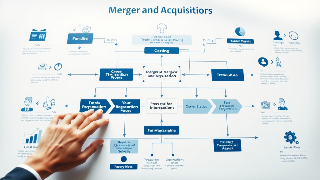 mergers and acquisitions infographic financial flow diagrams process hierarchy