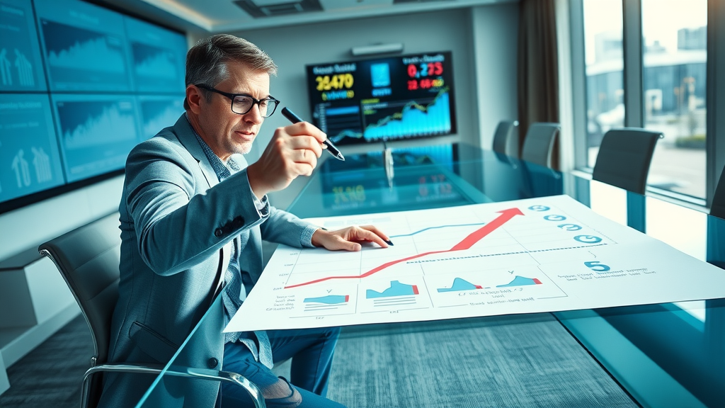 strategic business owner mapping out growth and valuation strategy