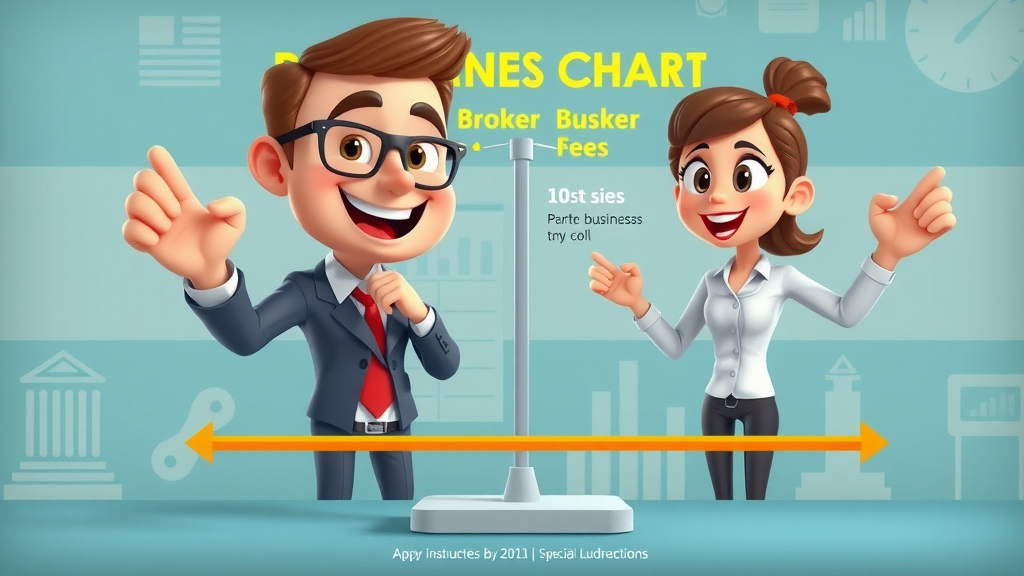 comparison chart illustrating business broker fees for small and large business deals