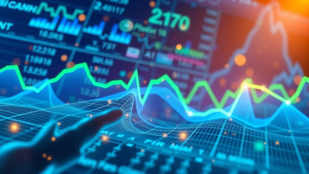 discounted cash flow financial graphs business valuation method vibrant blue green
