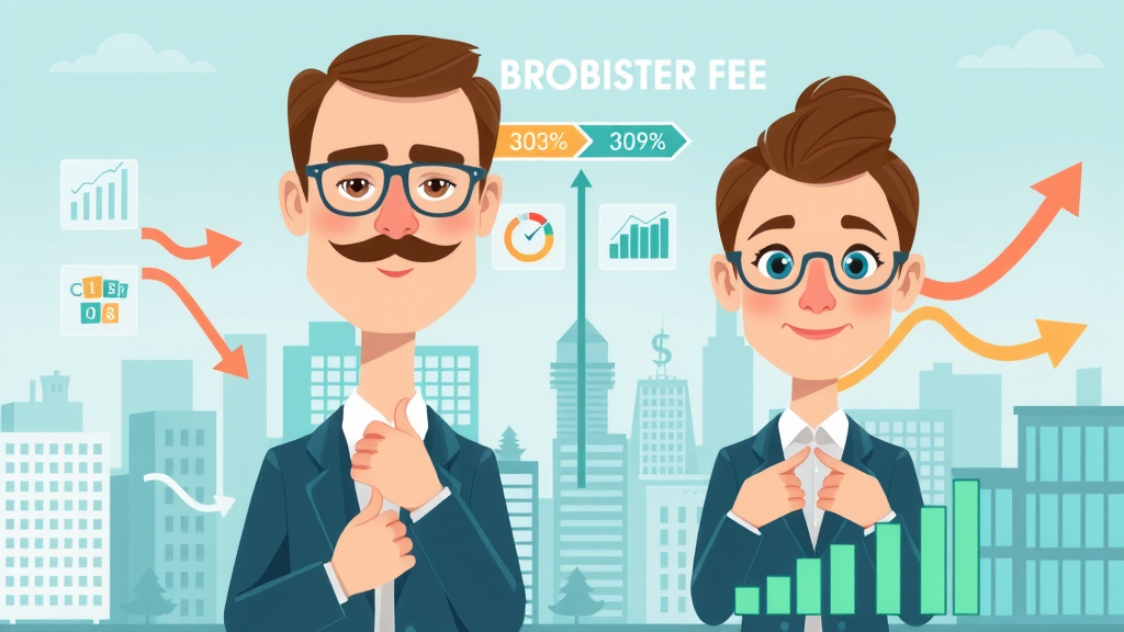 infographic comparing broker fee negotiation rates in NYC, US, UK, and major rental markets