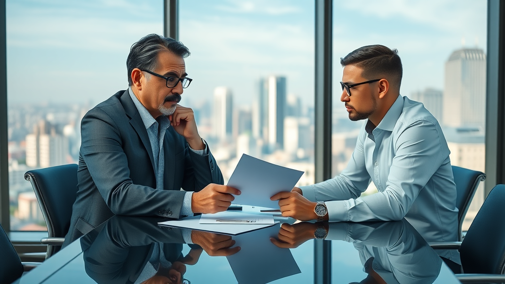 business sale process negotiating contract business owner buyer modern office