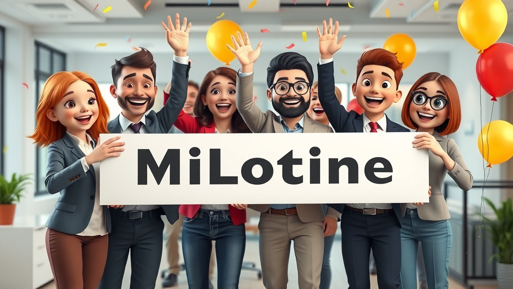 happy small business team celebrating milestone after business acquisition