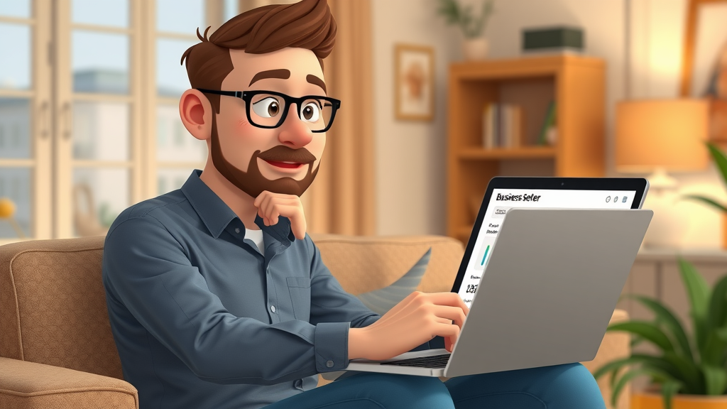 prospective business seller reviewing pricing and listing fee options