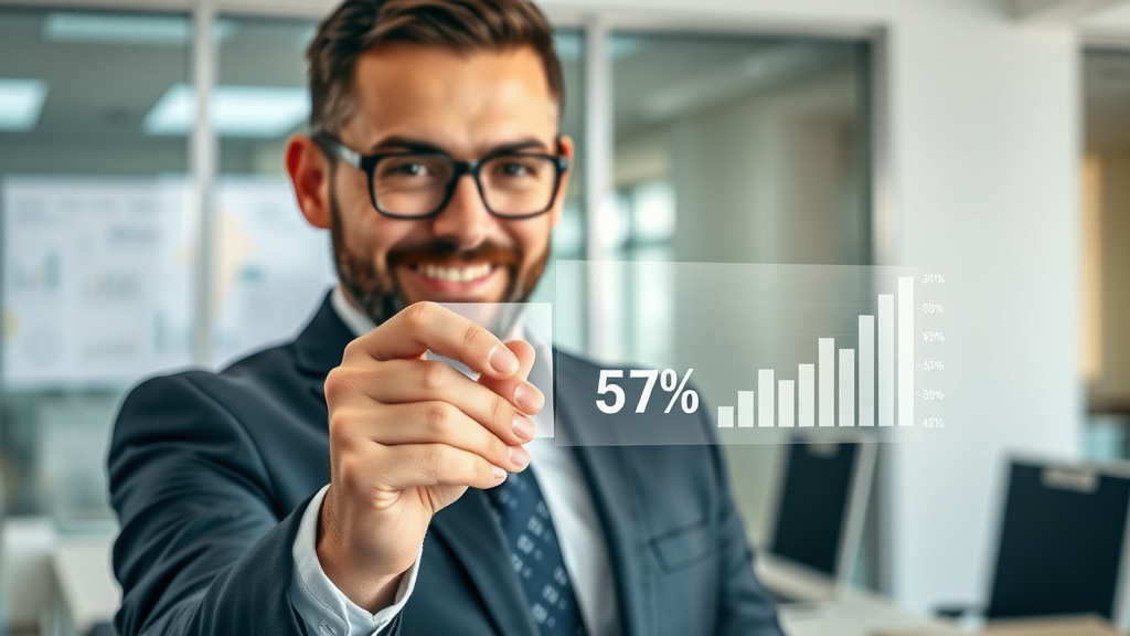 Infographic showing small business brokers success rate in business sales, business broker industry statistics, business broker closing rates, business for sale data, vibrant graphs and charts in modern corporate office