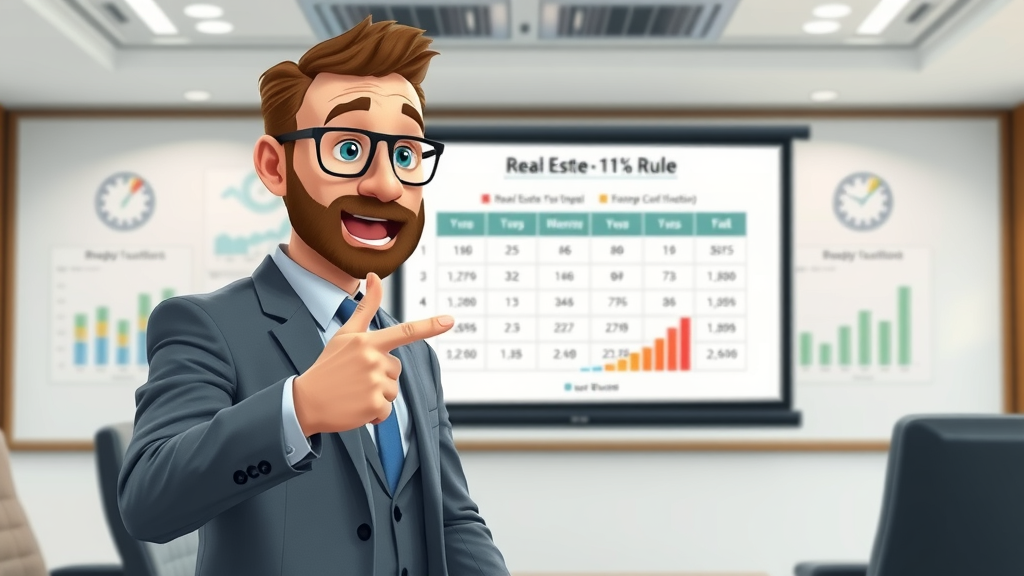 Analytical consultant demonstrating the 1% rule in commercial real estate investment