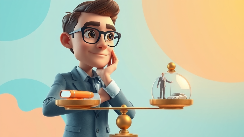 reflective entrepreneur weighing pros and cons of buying an existing business