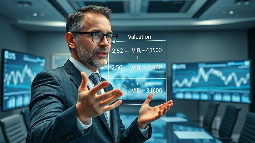business broker explaining business valuation methodologies to business owner