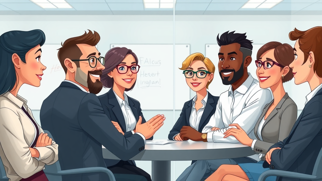 Confidential business sale private business team meeting trust secrecy animated discussion