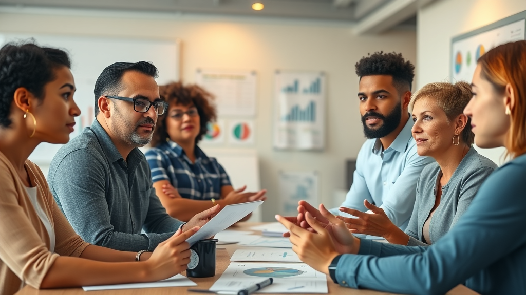 business sale process small business owners strategic planning meeting workspace