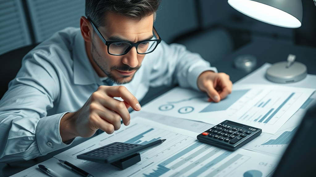 analytical financial expert conducting due diligence for business acquisition, reviewing business sale documents