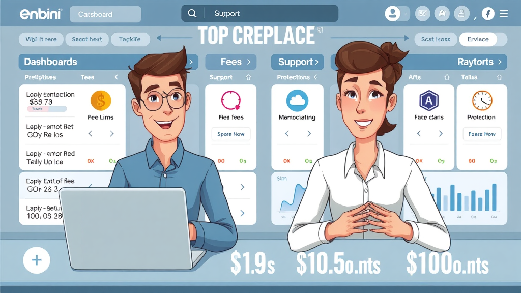 online business marketplace dashboard comparing top platforms