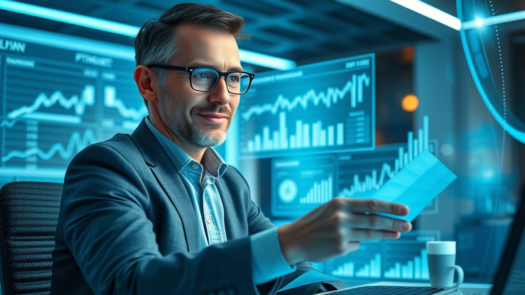 smart investor reviewing cash flow spreadsheets for commercial real estate investment
